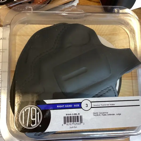 1791-RVHX-3-SBL-R-Revolver-Thumbreak-Holster-Stealth-Black